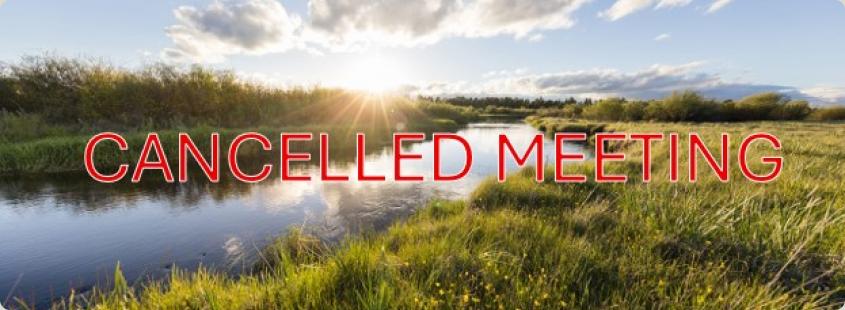 Cancelled Meeting