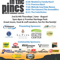 Flyer Music in the Pines 