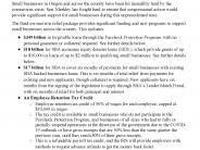 Small Business Assistance Info & FAQ page 1
