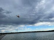 Helicopter over Lagoon 5