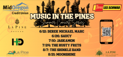 Music in the Pines Concert Series Schedule Summer 2025