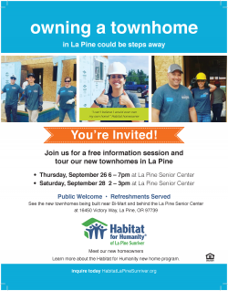 Habitat for Humanity Tour