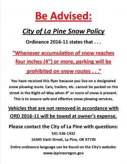 Snow Policy 