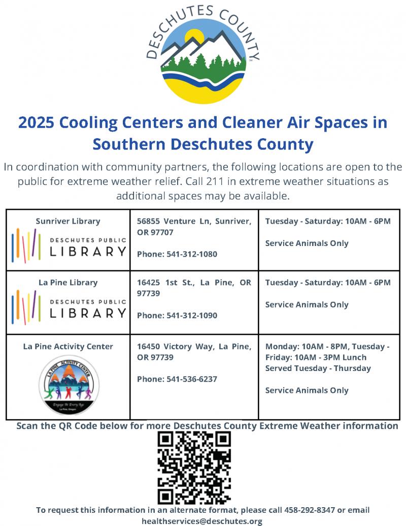 2025 Cooling Centers