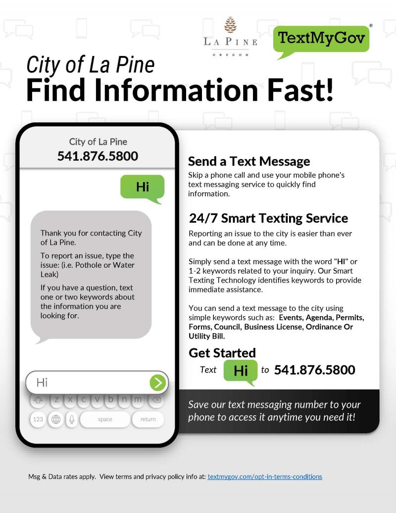 Textmygov flyer